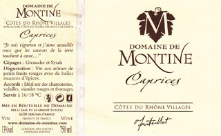 Cuvée "CAPRICES" Cuvée "CAPRICES"